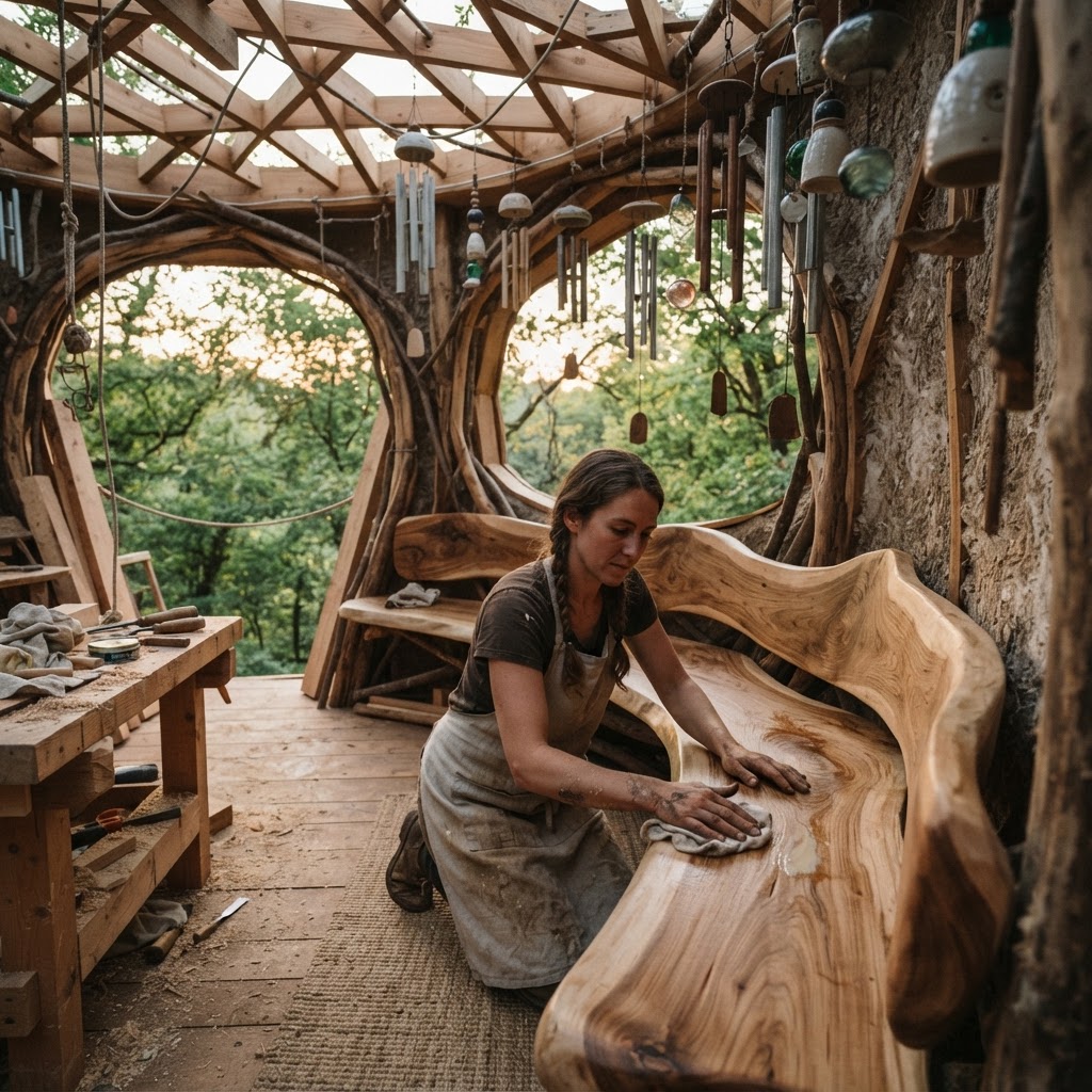 Bespoke Treetop Dendritic Mycelial Phyto-Kinetic Wind-Chime Pavilion — step 4