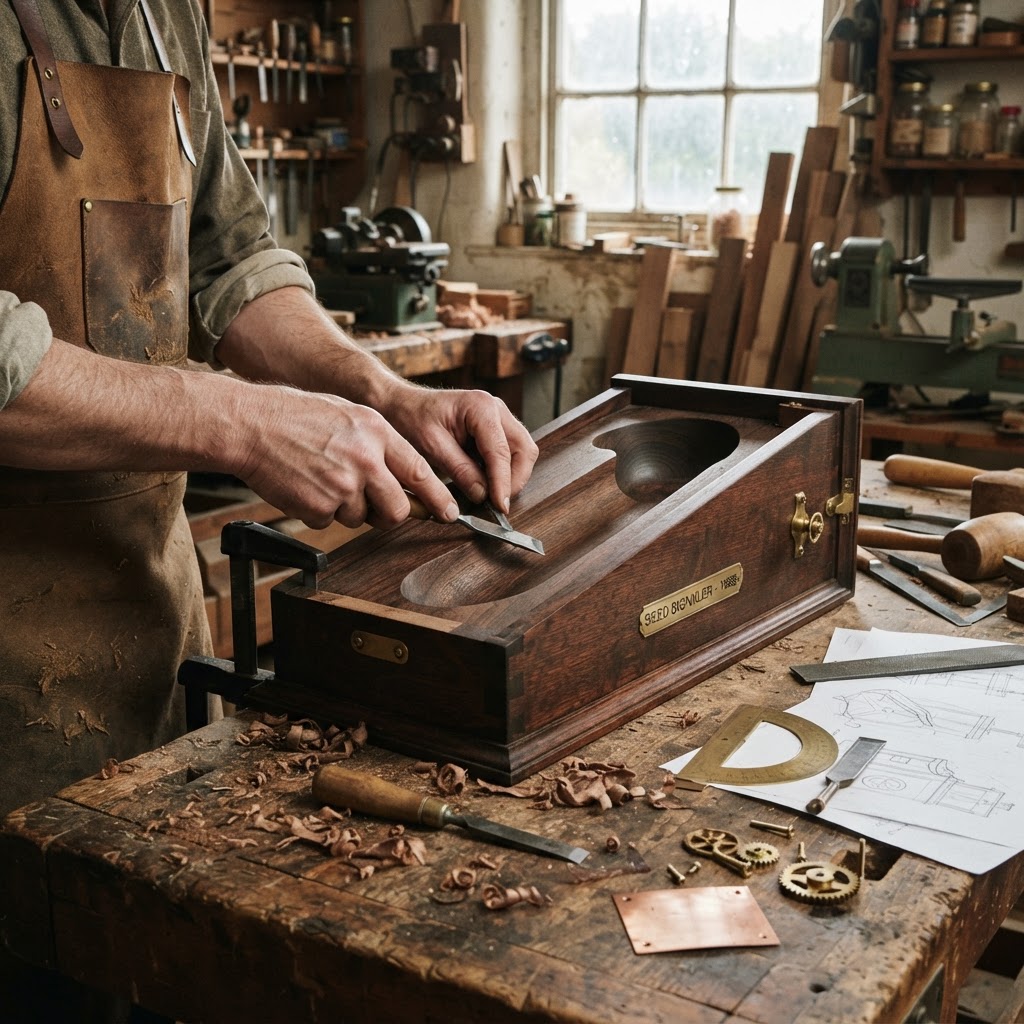 Vintage Patinated Copper Victorian Telegraphic Heliograph Seed Signaler — step 1