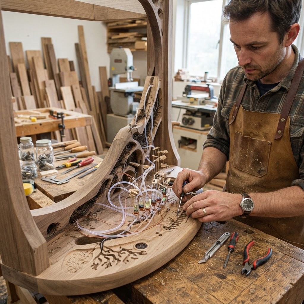 Bespoke Treetop Dendritic Mycelium-Infused Phyto-Kinetic Sap-Pulse Canopy Zephyr-Oriented Reading Console — step 3
