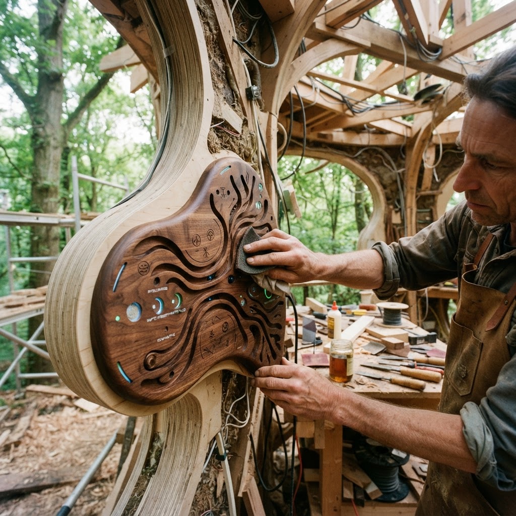 Bespoke Treetop Dendritic Mycelium-Infused Haptic Echo-Mapping Chamber — step 4