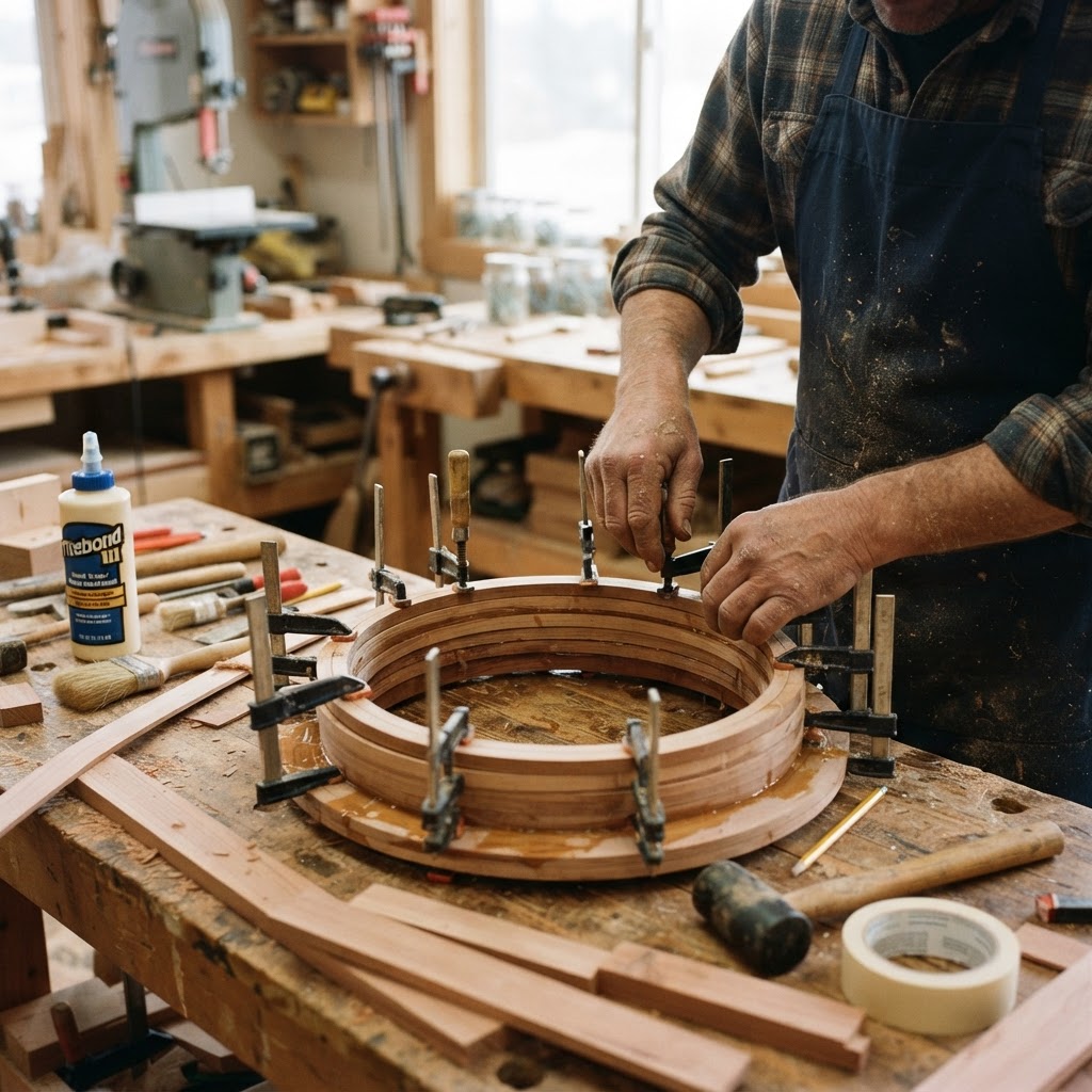 Vintage Patinated Copper Diving Suit Porthole Seed Hatch — step 1