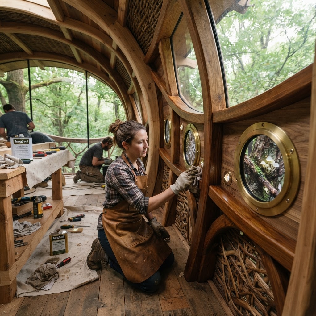 Bespoke Treetop Dendritic Bioluminescent Mycelial Spore-Map Chamber — step 4