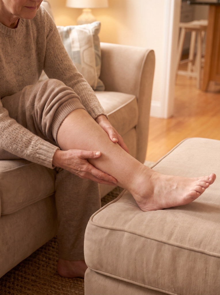 Swollen legs — puffiness and fluid retention in the lower legs