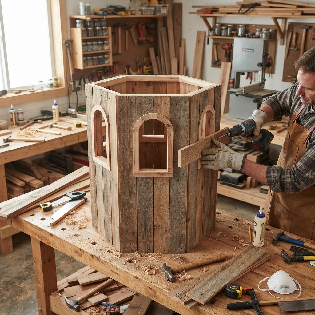 Maritime Lighthouse Seed-Beacon Tower — step 1