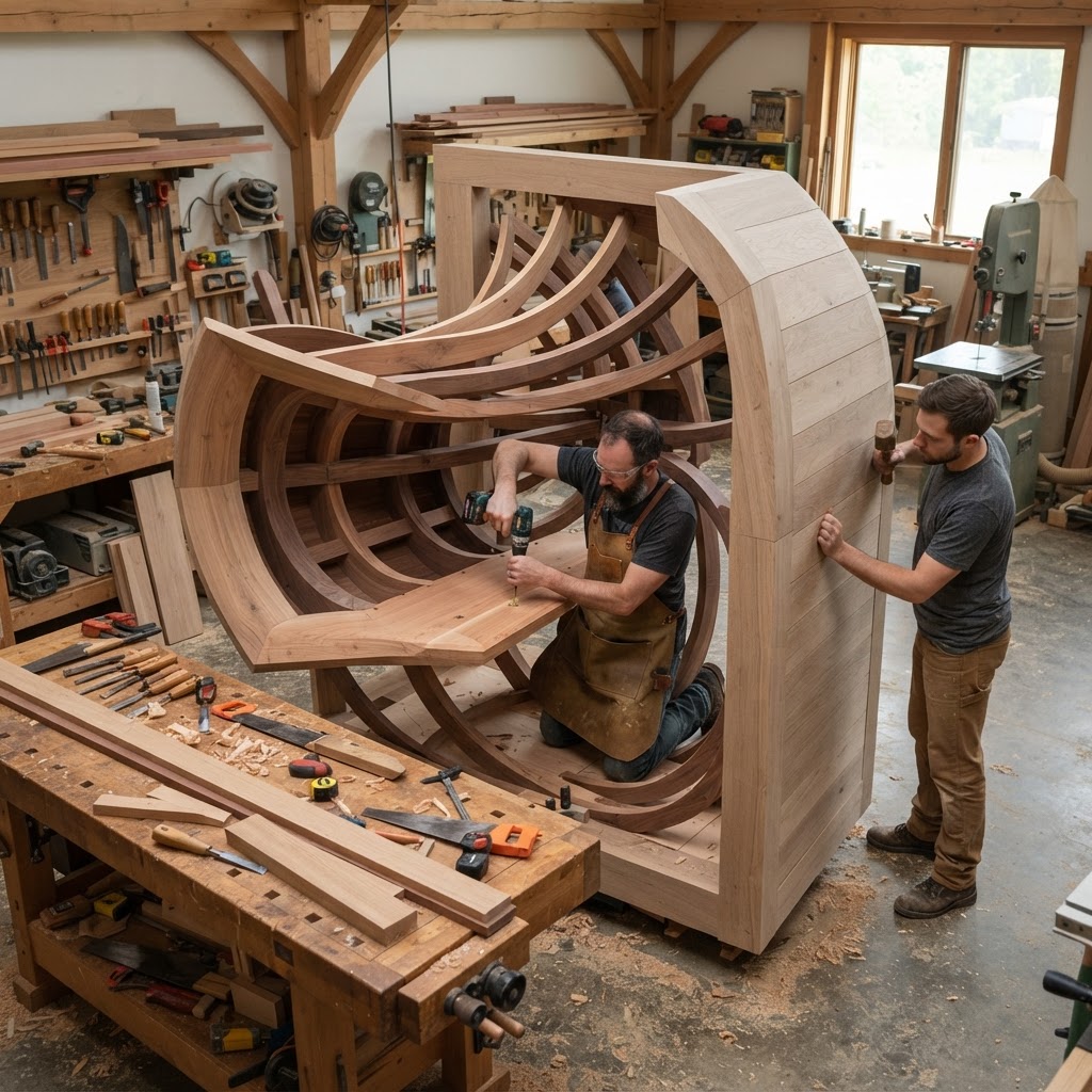 Acoustic Resonance Treetop Gramophone Pavilion — step 4