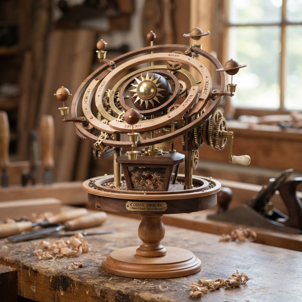 Cosmic Orrery Celestial Seed-Orbital Station