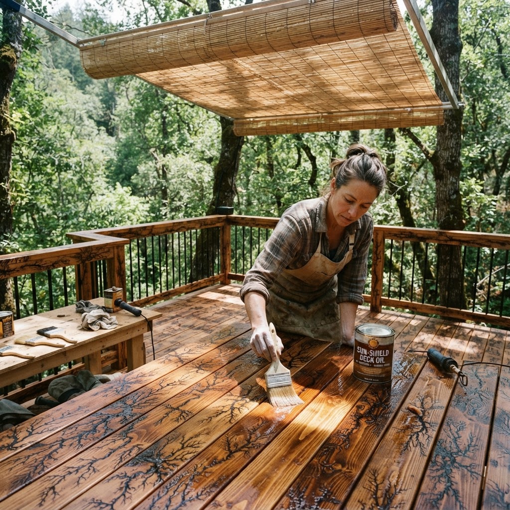 Bespoke Treetop Dendritic Solar-Pyrography Etching Deck — step 4