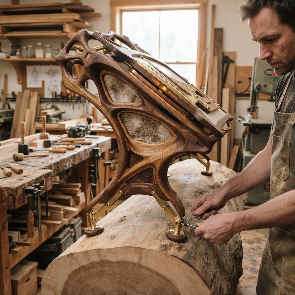 Bespoke Treetop Dendritic Mycelium-Infused Phyto-Symbiotic Sap-Flow Canopy Aurora-Vane Drafting Console — step 4