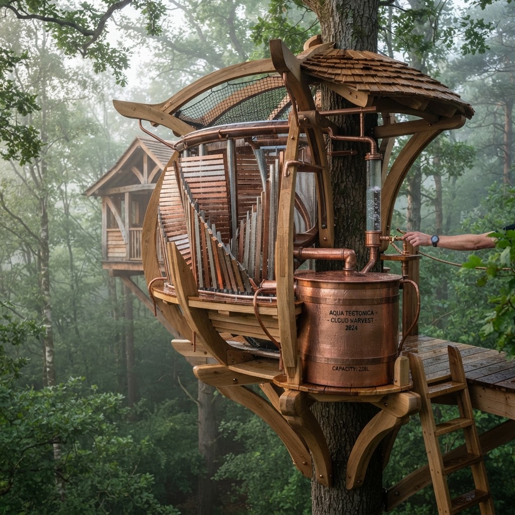 Bespoke Treetop Hydrologic Cloud-Condensation Reservoir