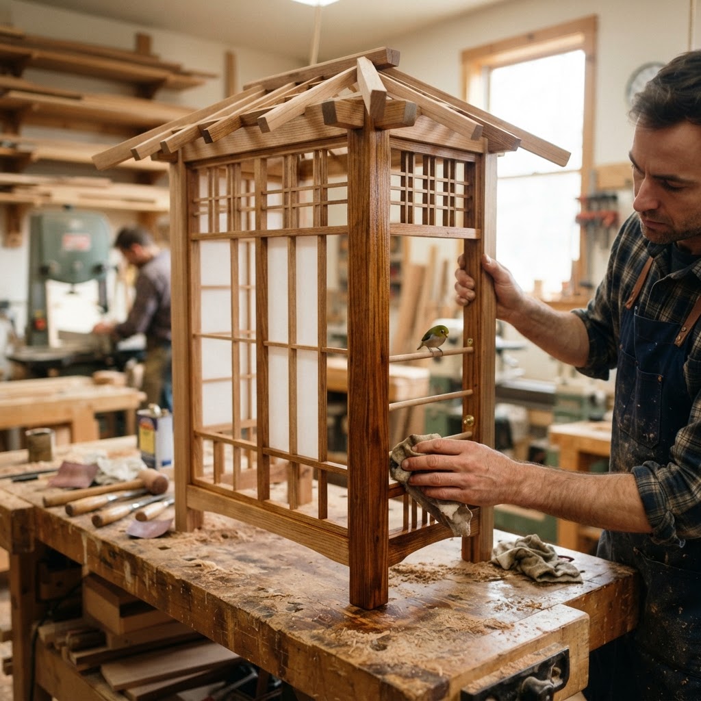 Bonsai-Inspired Shoji Screen Seed Pavilion — step 4
