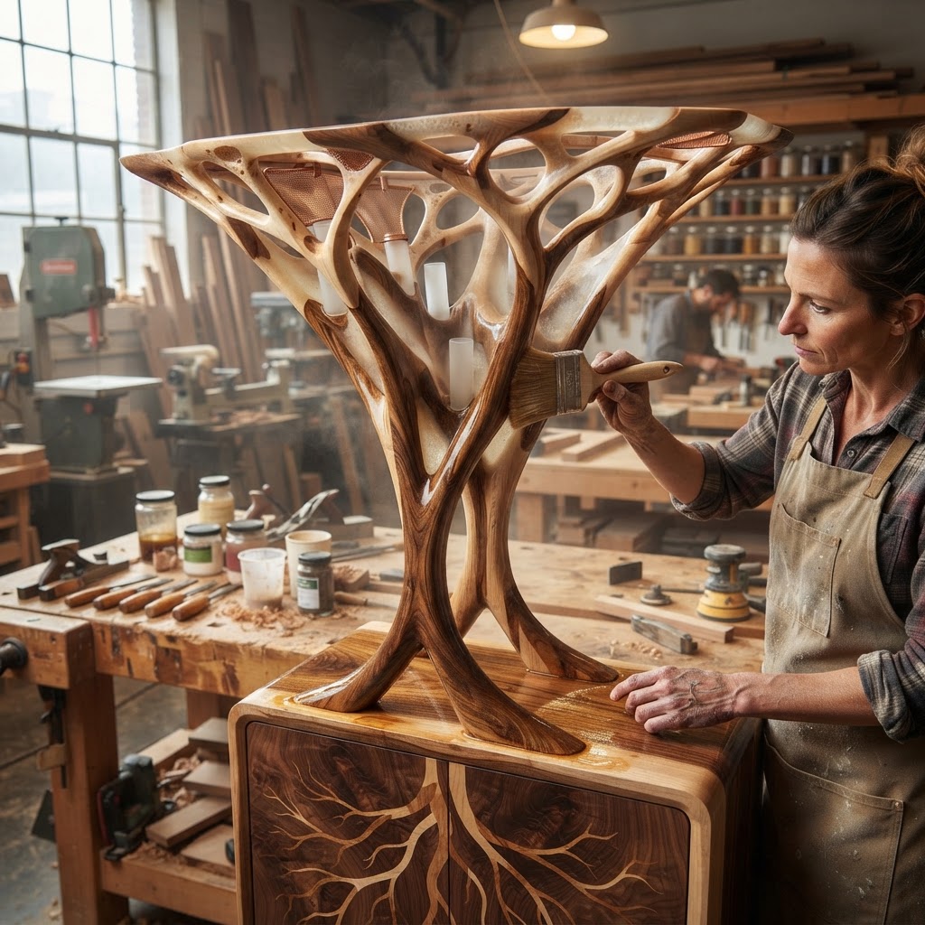 Bespoke Treetop Dendritic Mycelium-Infused Phyto-Porous Sap-Flow Canopy Mist-Capturing Tea Credenza — step 4