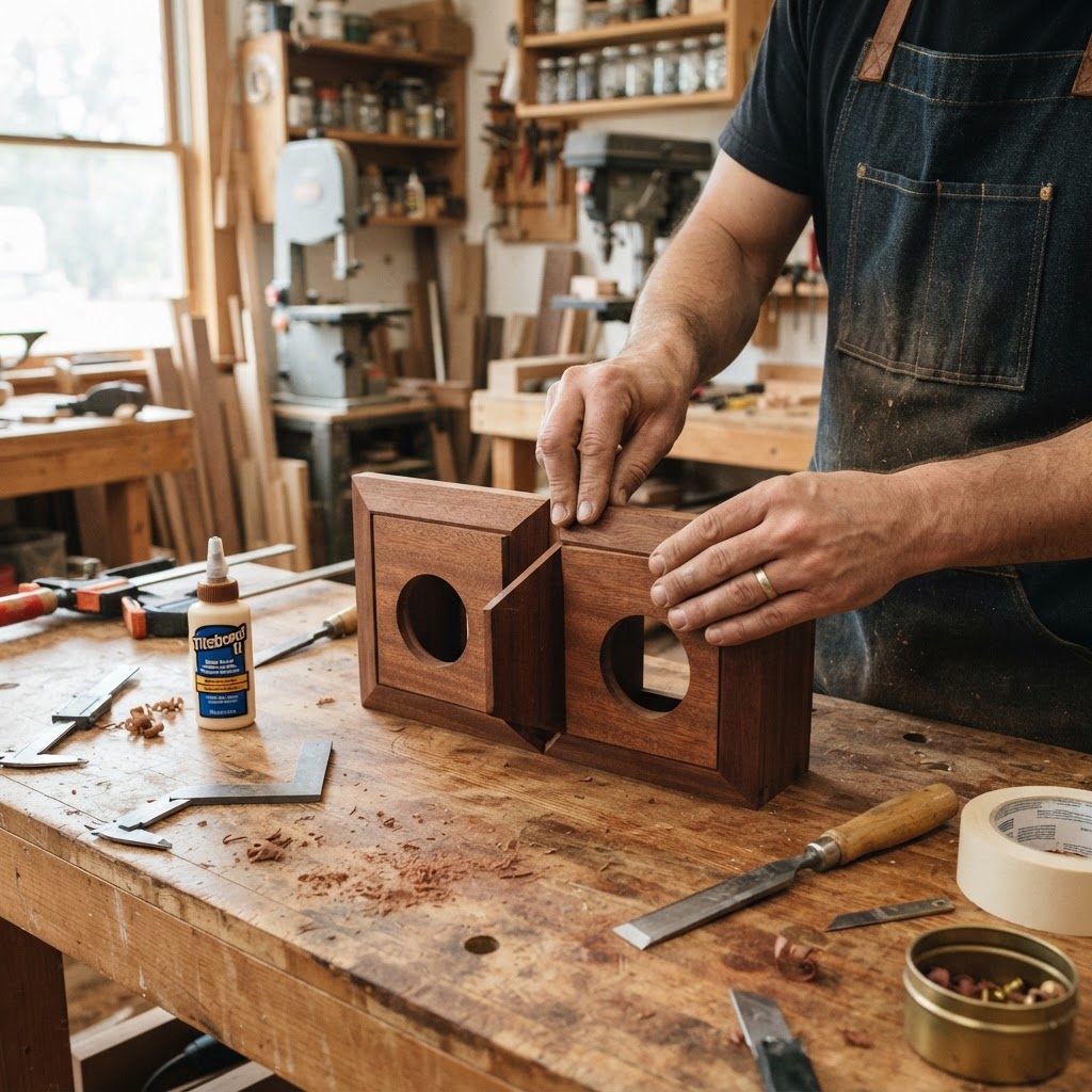 Vintage Patinated Copper Victorian Optical Stereoscope Seed Viewer — step 1