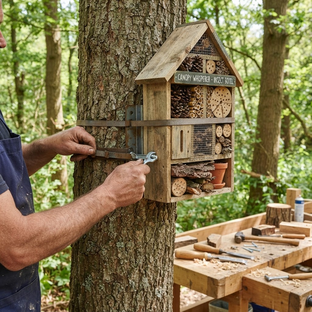 Bespoke Treetop 'Canopy Whisperer' Insect Hotel — step 4
