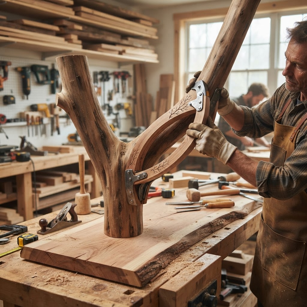 Bespoke Treetop Dendritic Mycelium-Infused Phyto-Resonant Sap-Flow Canopy Aurora-Vane Writing Console — step 1