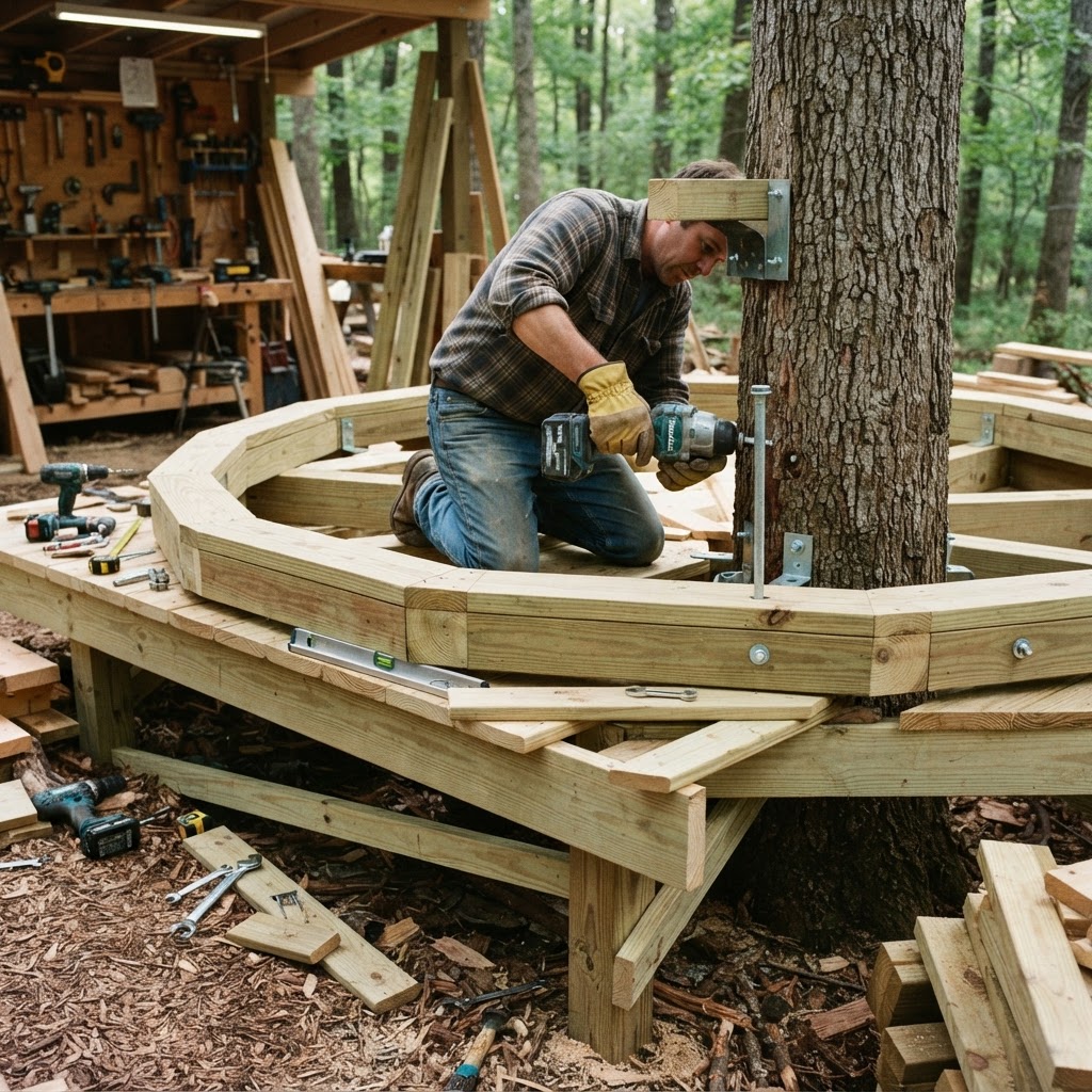 Telescoping Star-Chart Rotunda — step 1