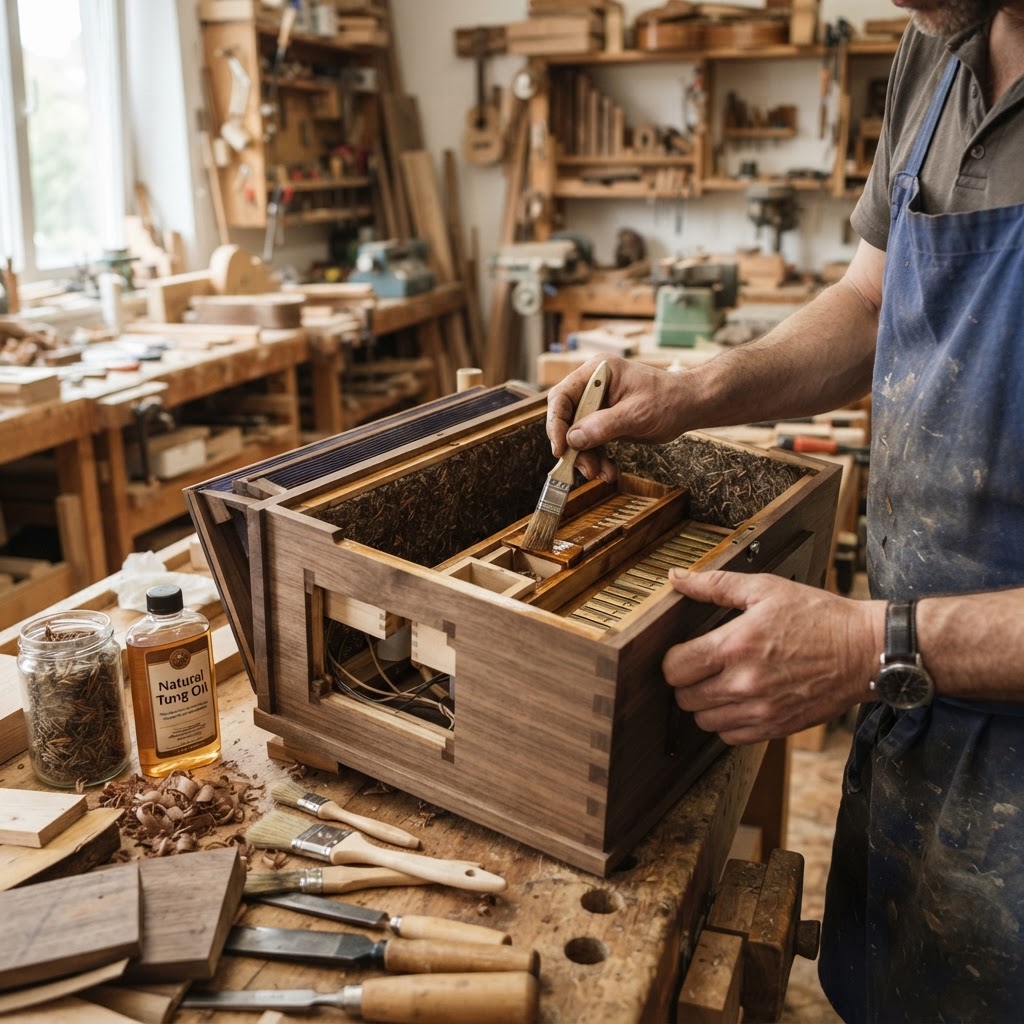 Bespoke Treetop Dendritic Phyto-Acoustic Botanical Harmonium — step 4
