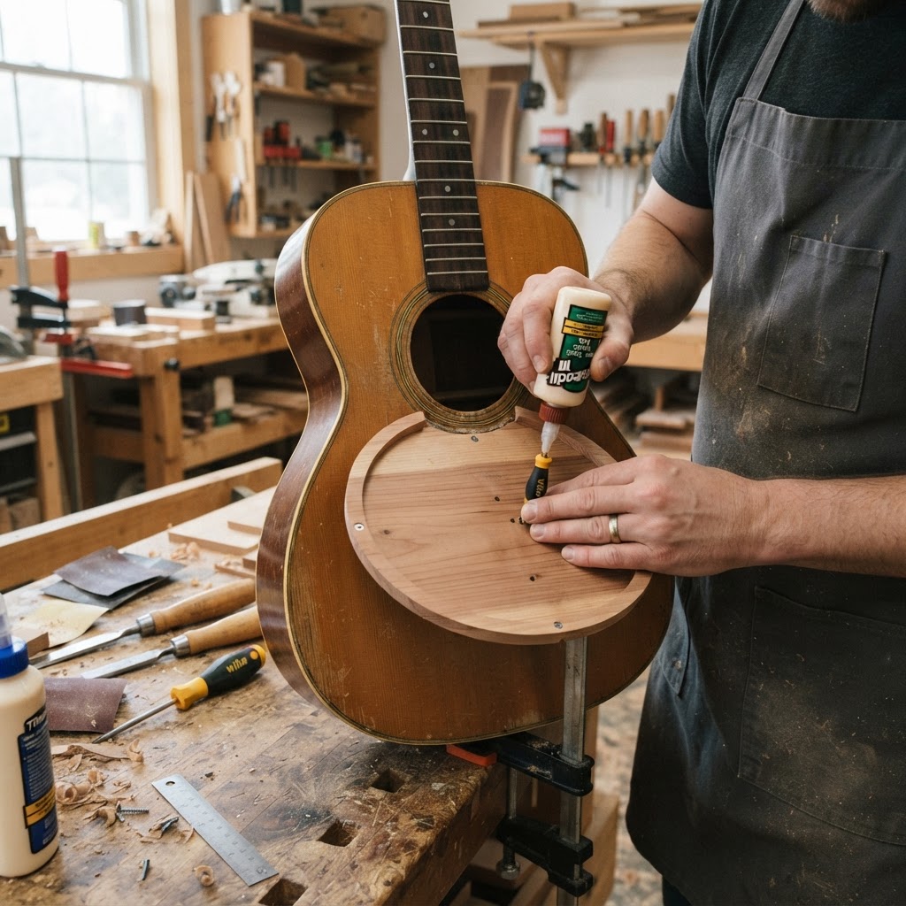 Acoustic Guitar Soundhole Bird Feeder — step 2