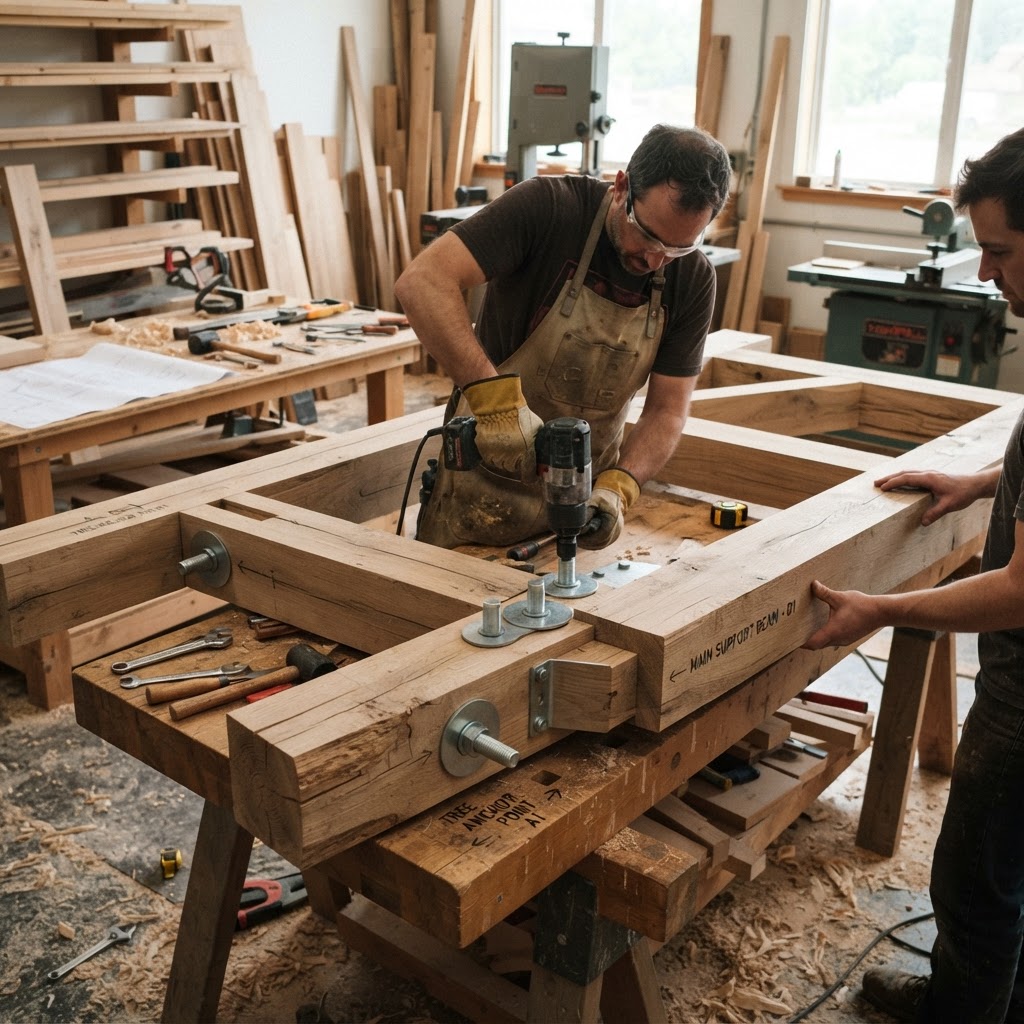Subterranean-Reflective Treetop Periscope Observatory — step 1