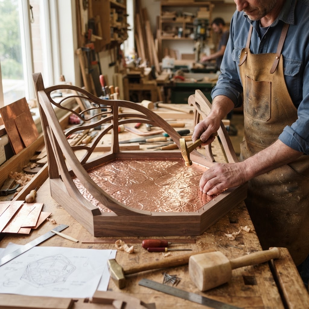 Art Nouveau Dragonfly Wing Seed Pavilion — step 3