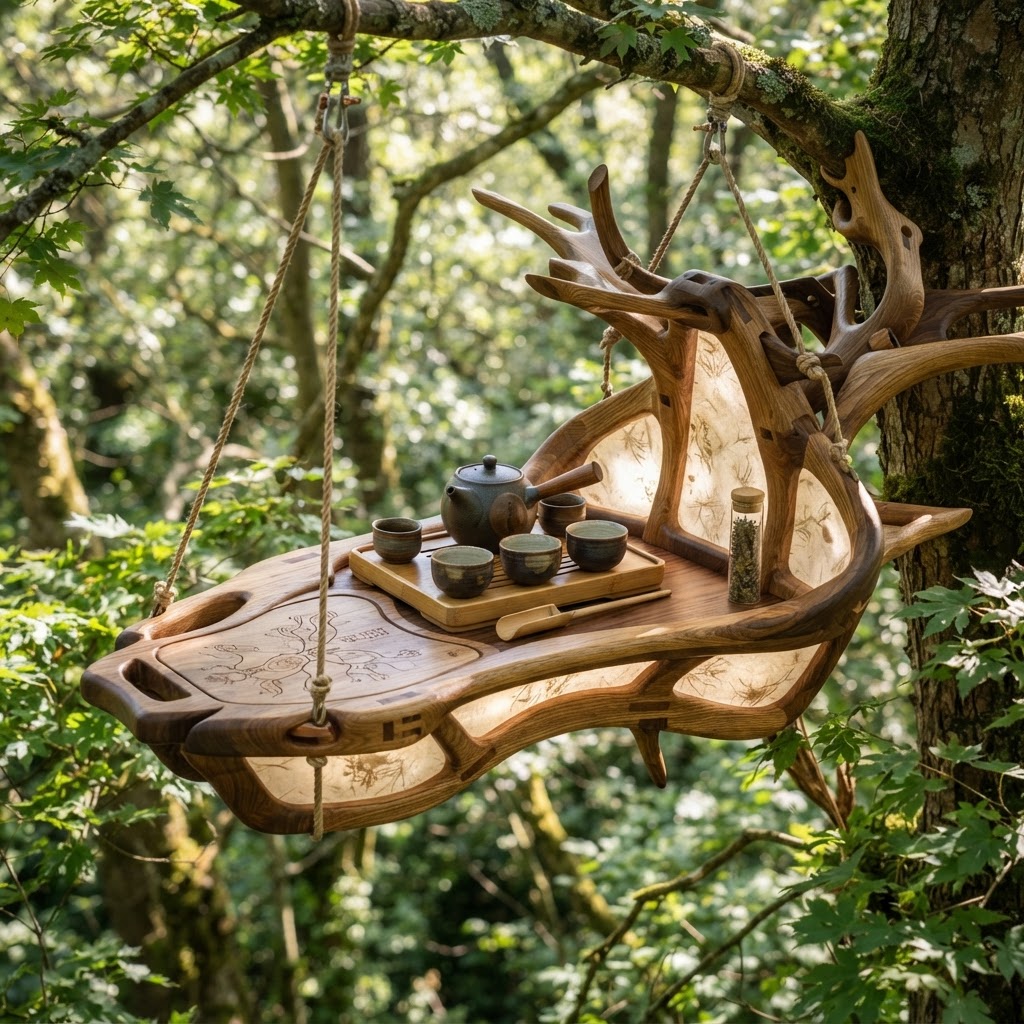 Bespoke Treetop Dendritic Mycelium-Infused Phyto-Reflective Sap-Flow Canopy Horizon-Mapping Tea Valet