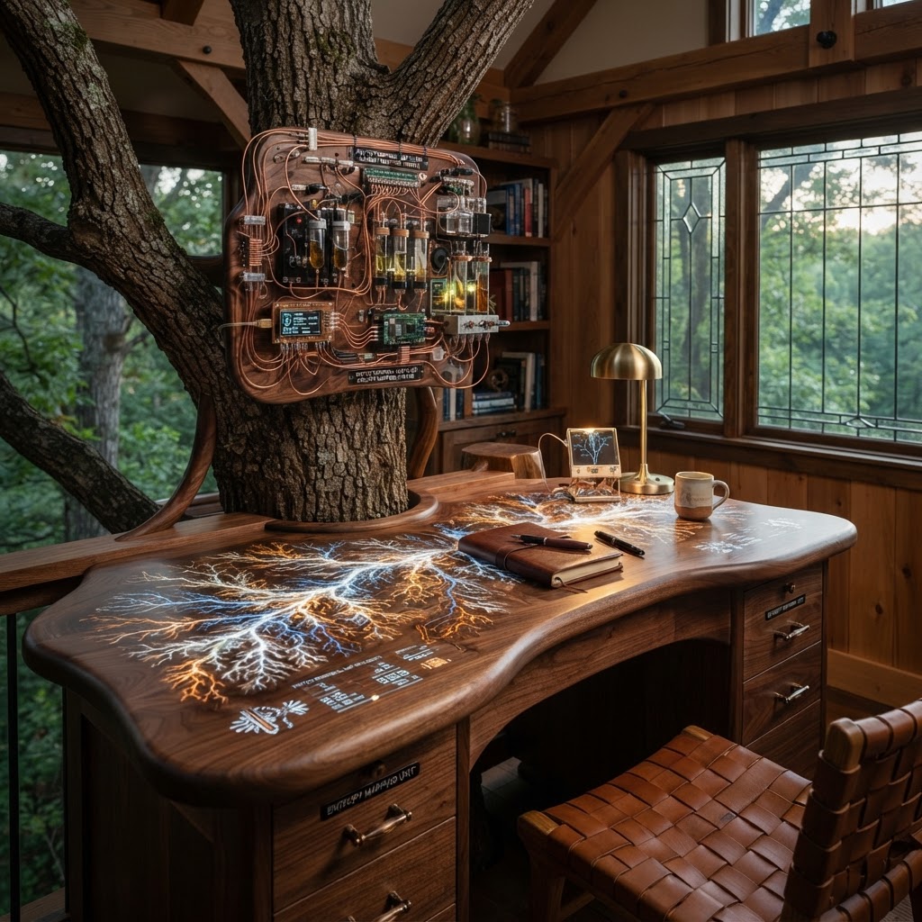 Bespoke Treetop Dendritic Mycelium-Infused Phyto-Temporal Sap-Flow Canopy Entropy-Mapping Writing Bureau
