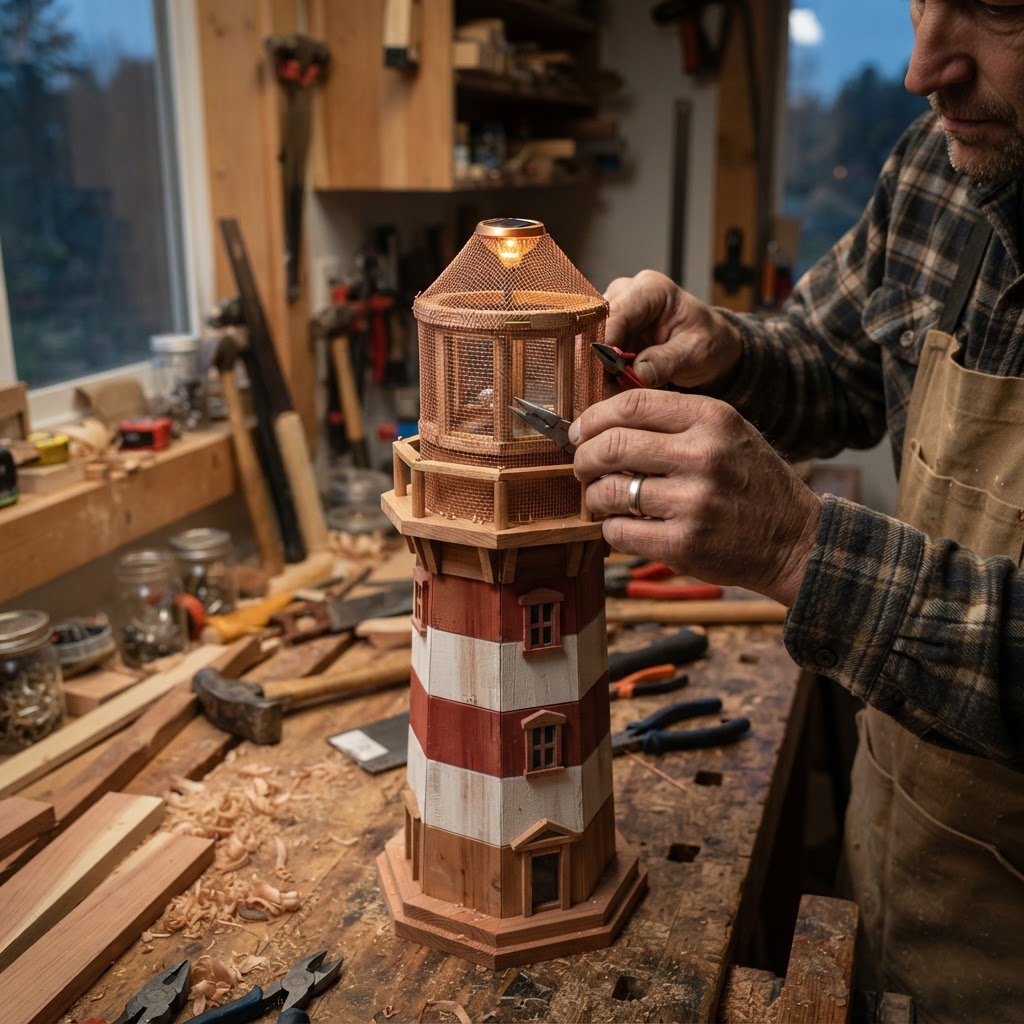 Maritime Lighthouse Beacon Seed Tower — step 2