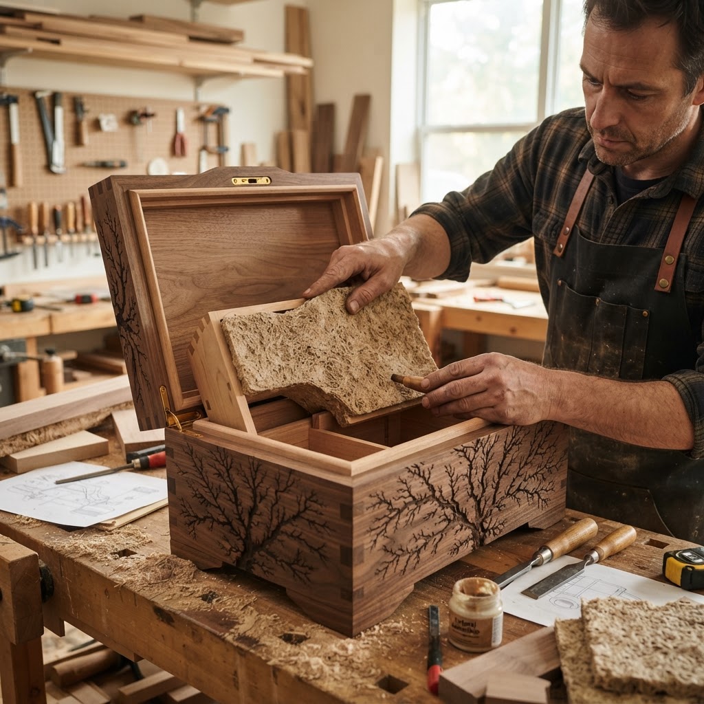 Bespoke Treetop Dendritic Mycelium-Infused Phyto-Kinetic Sap-Flow Canopy Petrichor-Release Humidor — step 2