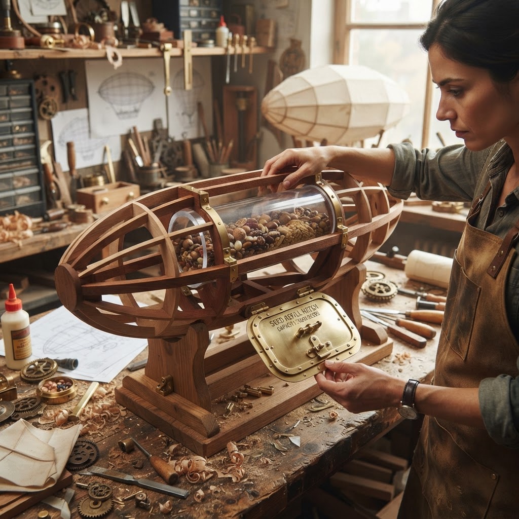 Steampunk Dirigible Airship Seed Dirigible — step 2