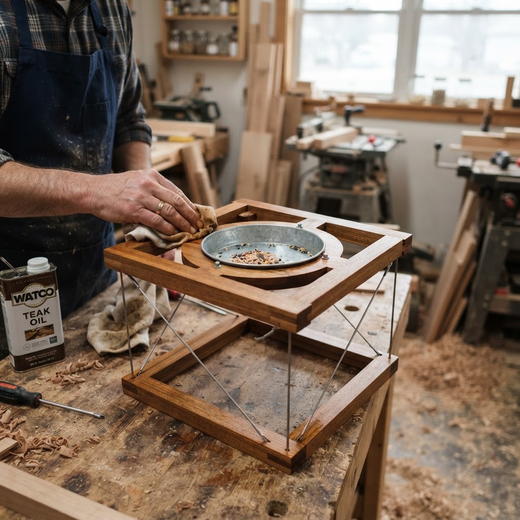 Tensegrity Floating Tension Seed-Platform — step 4