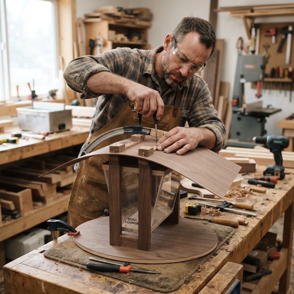 Mid-Century Modern Eames-Inspired Seed Lounge — step 2