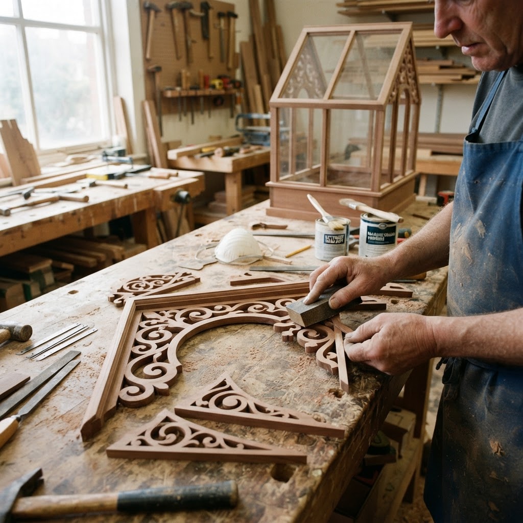 Bespoke Victorian Greenhouse Conservatory Bird Feeder — step 2