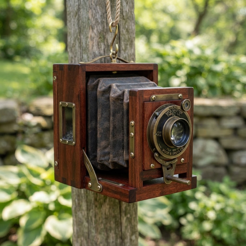 Vintage Accordion Camera Lens Seed Shutter