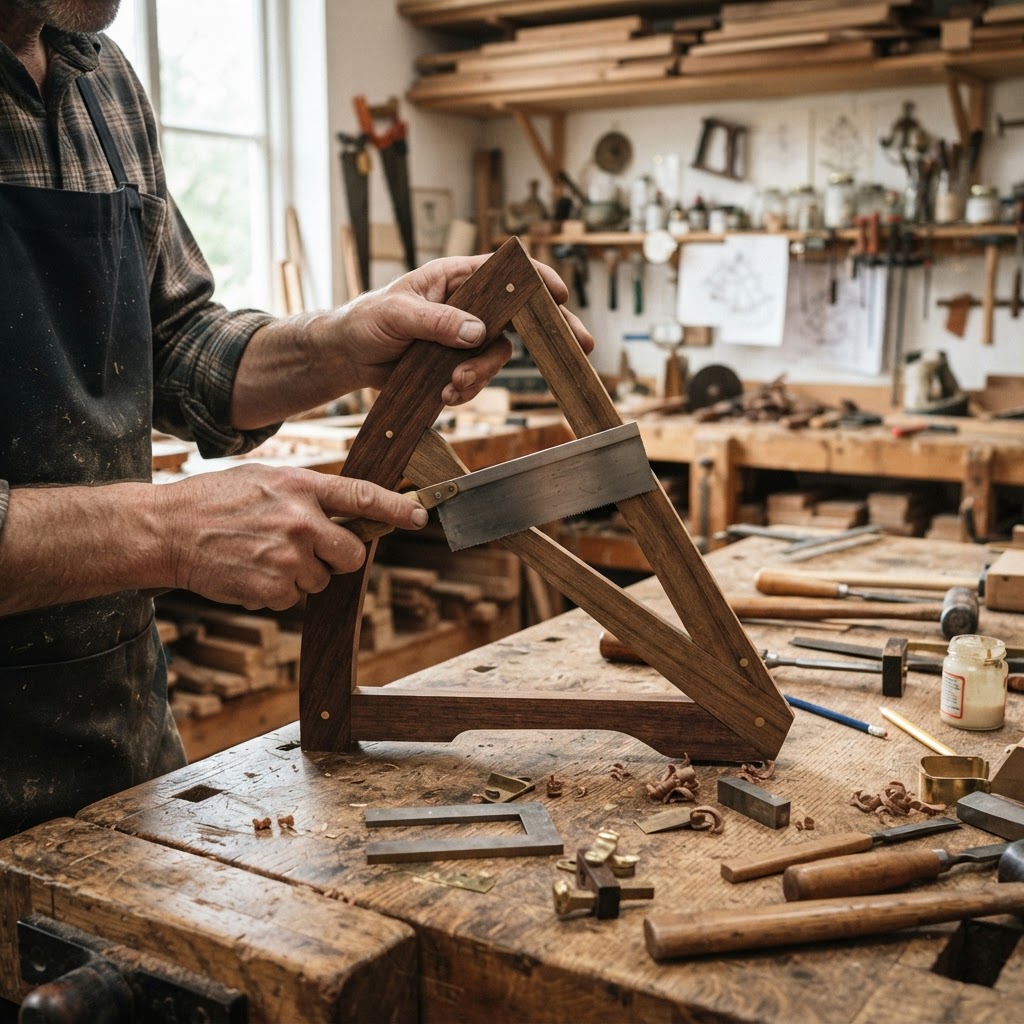 Weathered Nautical Sextant Navigation Seed Vessel — step 1