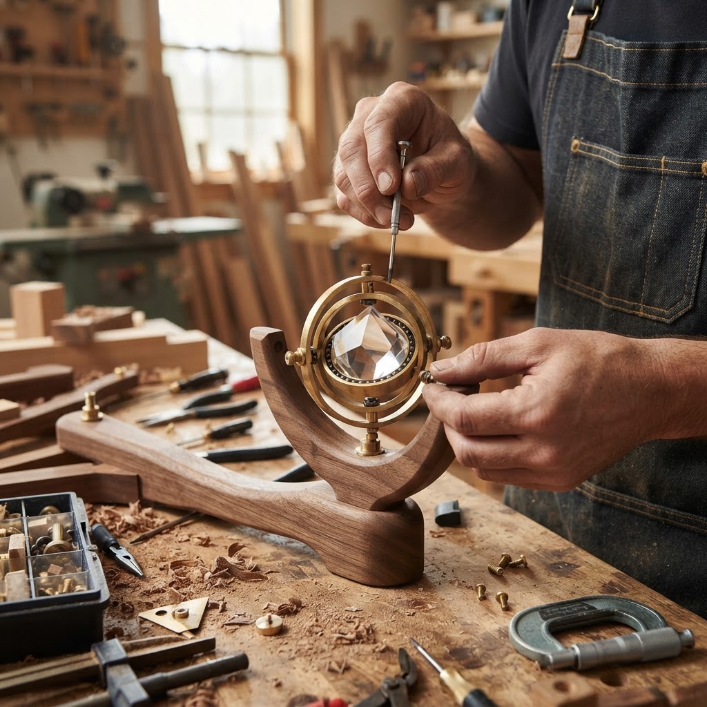 Kinetic Treetop Kaleidoscope Viewing Lantern — step 2