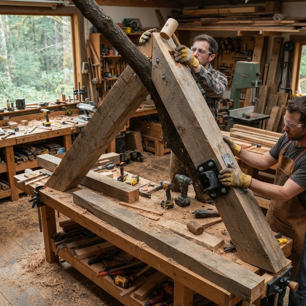 A-Frame Treetop Observatory Loft — step 1