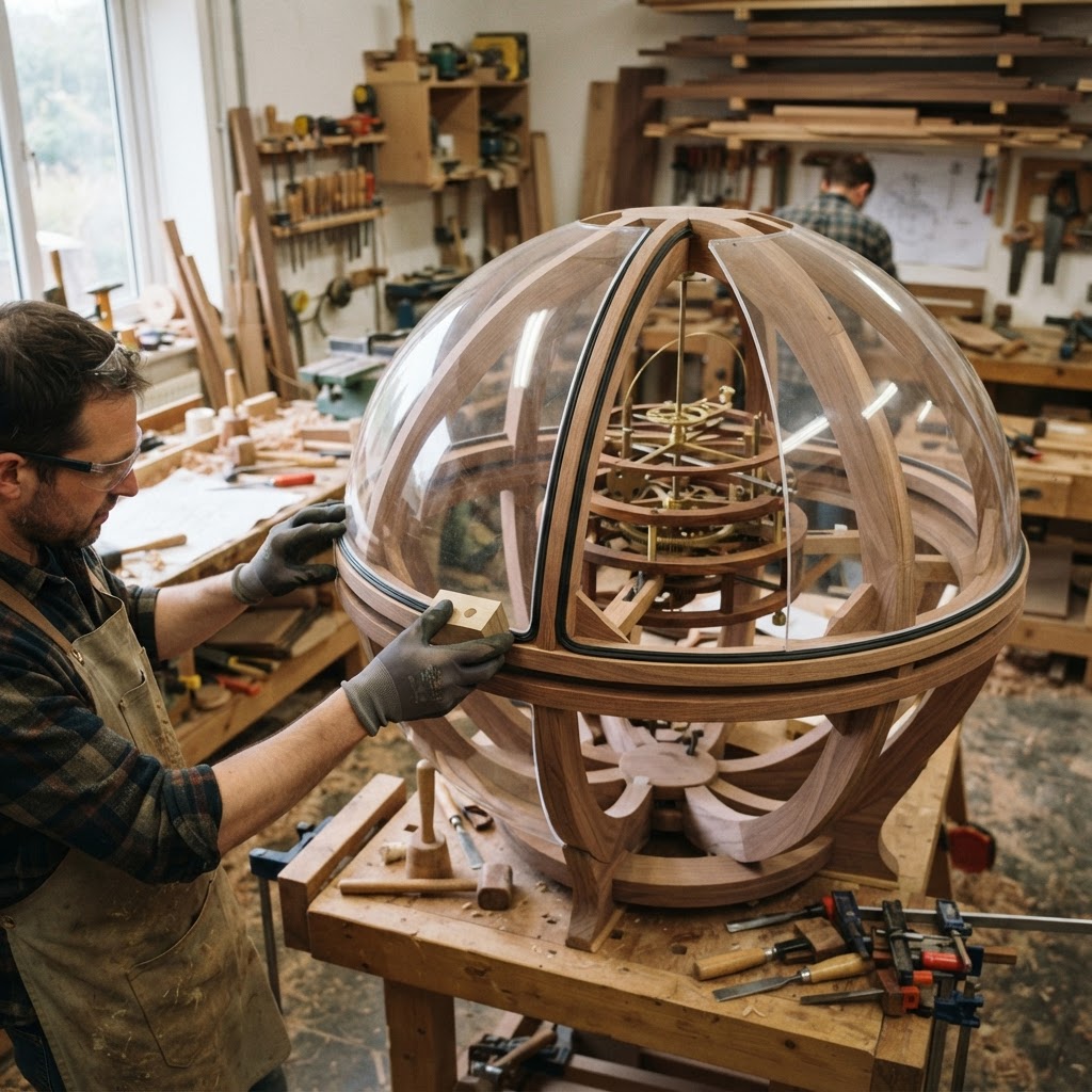 Bespoke Treetop Celestial Orrery Mechanical Observatory — step 3