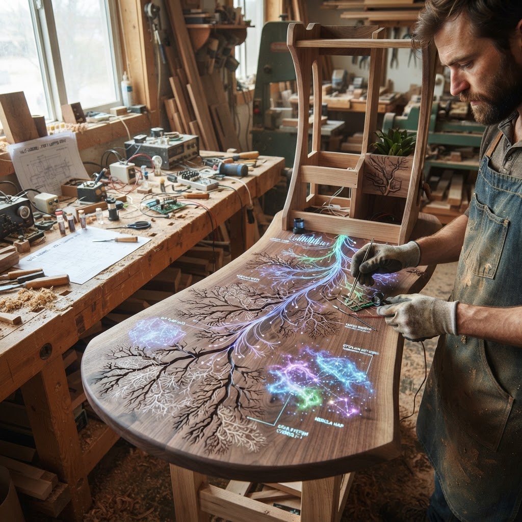 Bespoke Treetop Dendritic Mycelium-Infused Phyto-Fluorescent Sap-Flow Canopy Nebula-Mapping Tea Valet — step 3