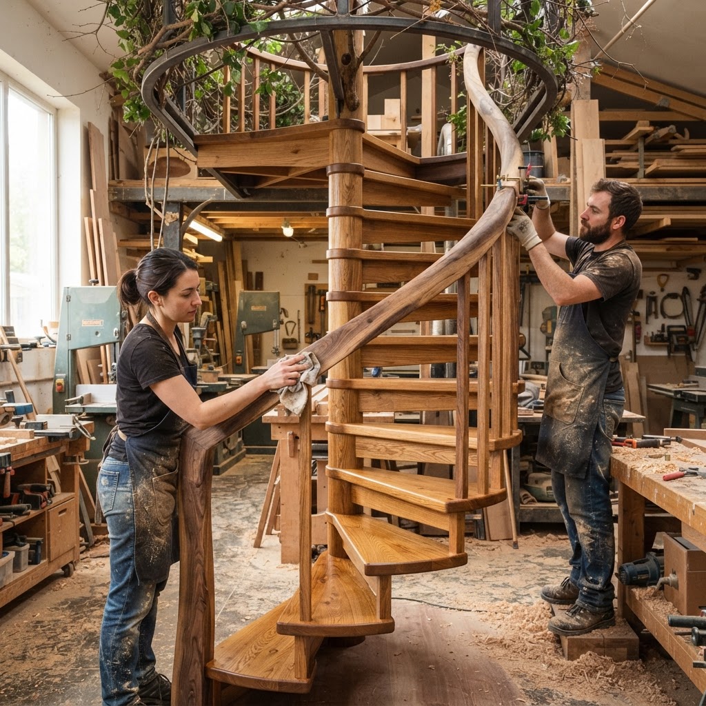 Verdant Canopy Spiral Stair-Helix — step 4