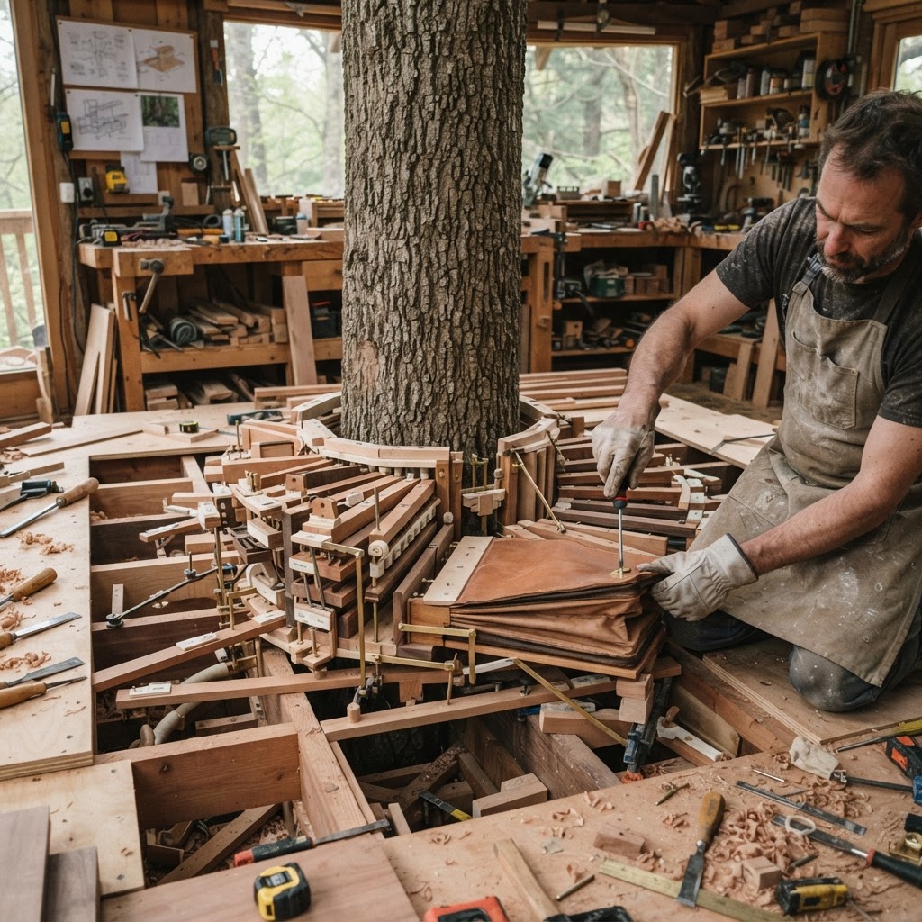 Bespoke Treetop Dendritic Phyto-Acoustic Botanical Harmonium — step 3