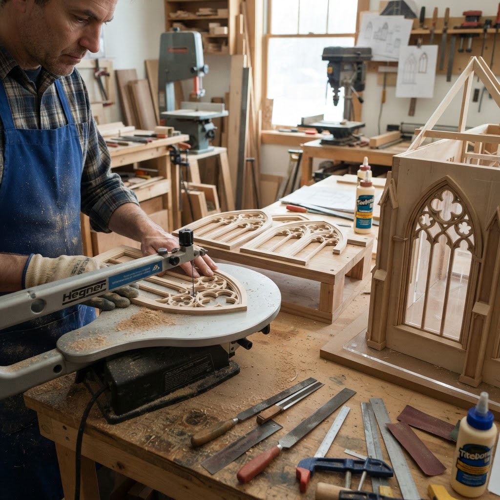 Neo-Gothic Flying Buttress Seed Cathedral — step 3