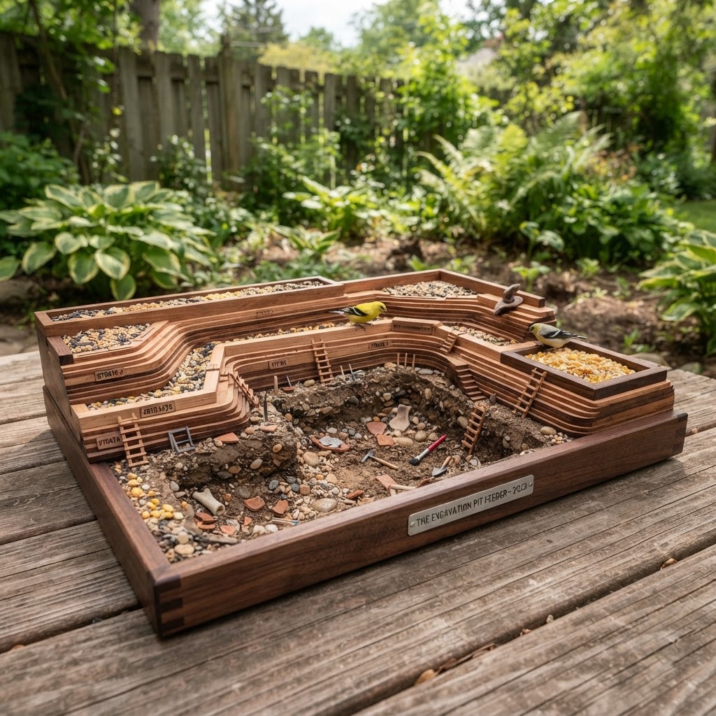 Subterranean Archeological Excavation Pit Feeder