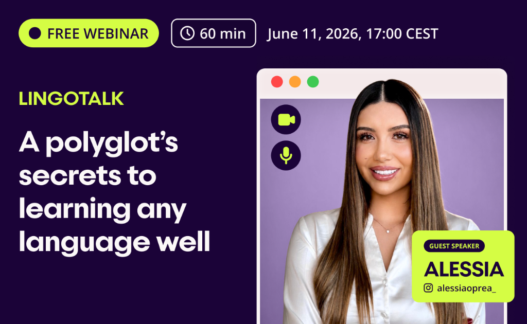 Lingoda webinar and free content