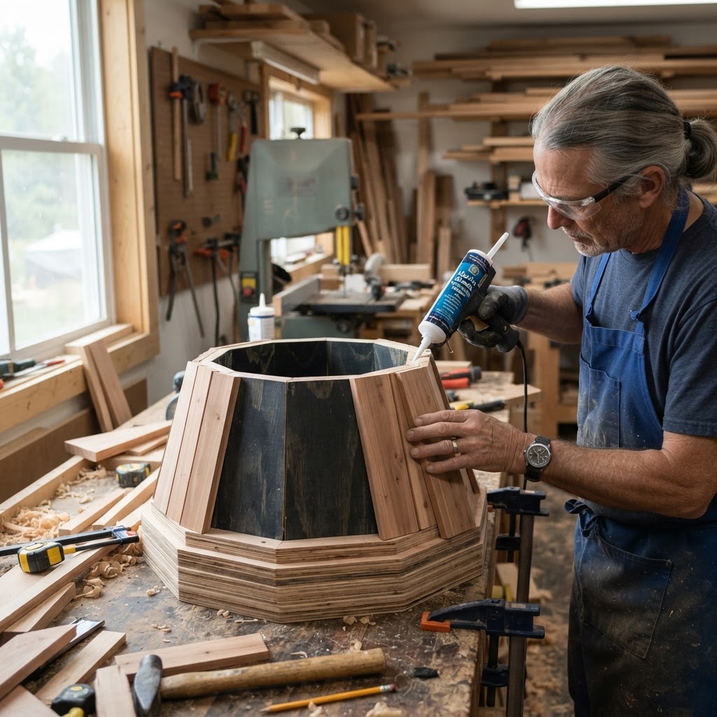 Maritime Lighthouse Fresnel Lens Seed Beacon — step 1