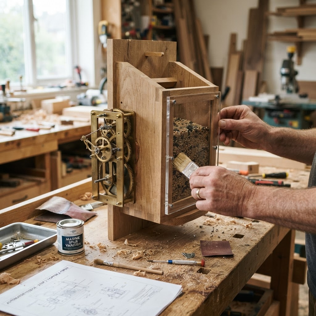 Clockwork Automaton Bird Feeder — step 3