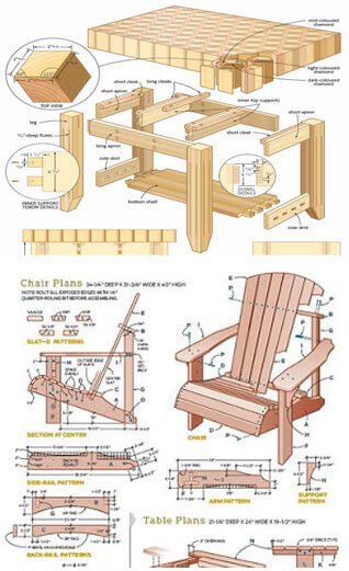 Chairs, Tables & Benches
