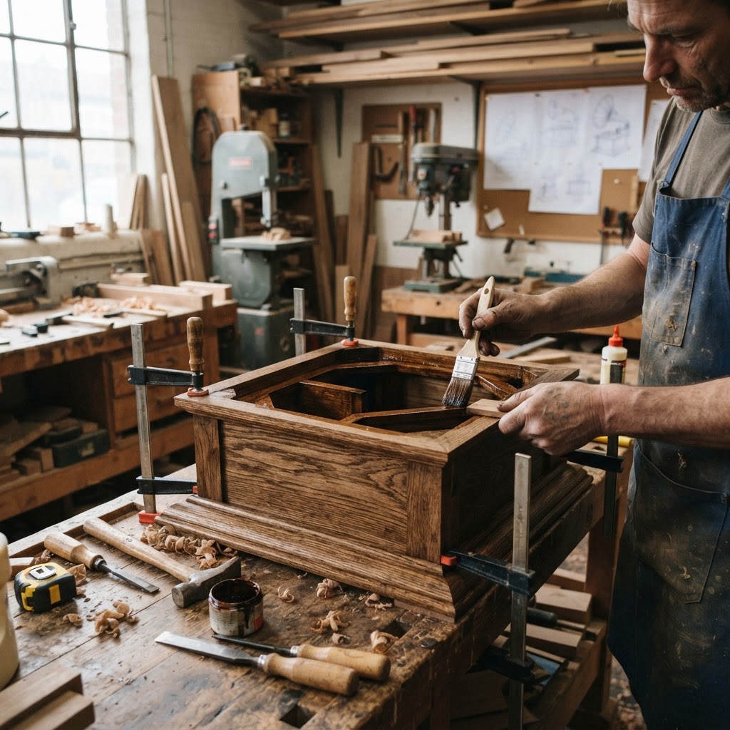 Vintage Patinated Copper Victorian Gramophone Seed Phonograph — step 1
