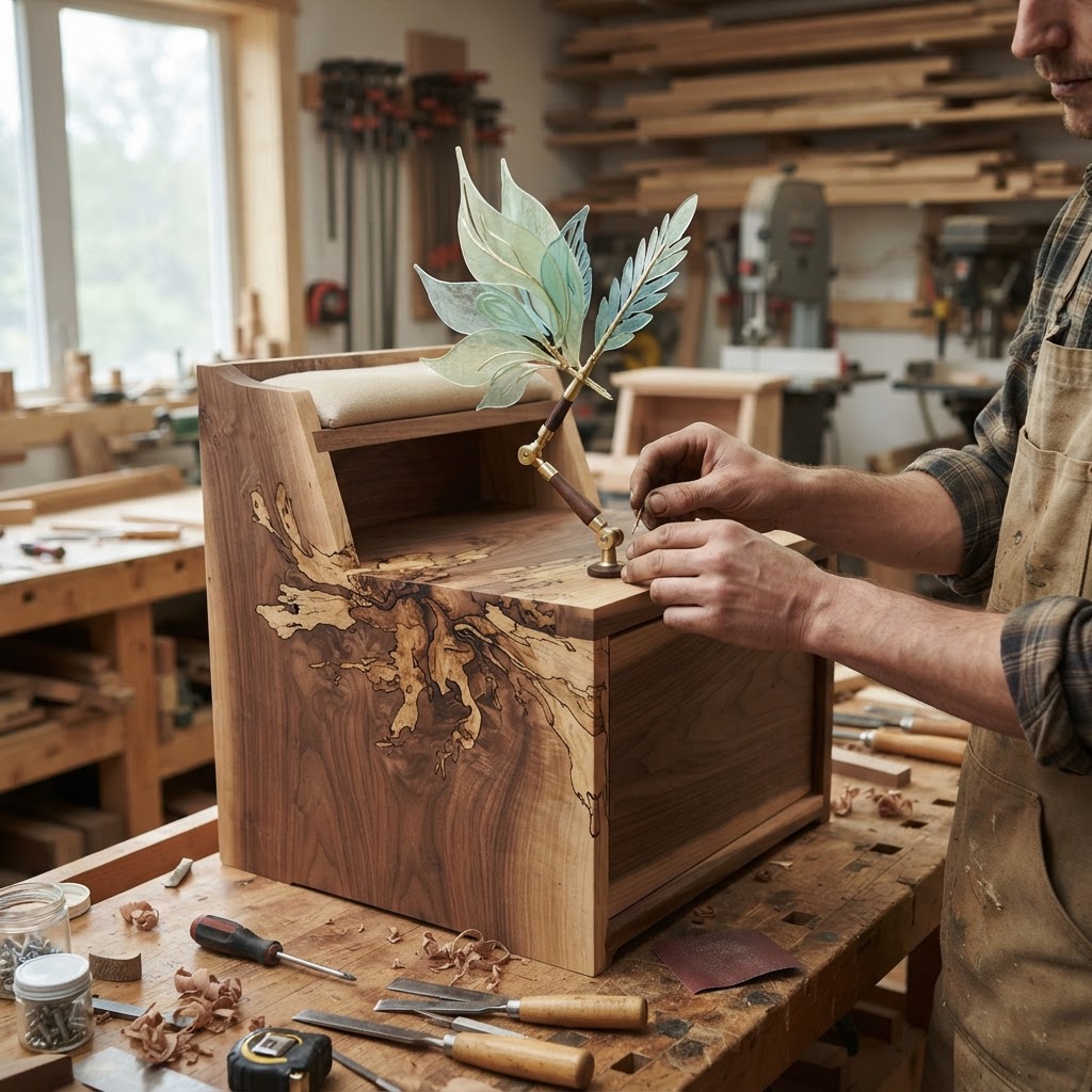 Bespoke Treetop Dendritic Mycelium-Infused Phyto-Cyclic Sap-Flow Canopy Aurora-Vane Bedside Commode — step 3