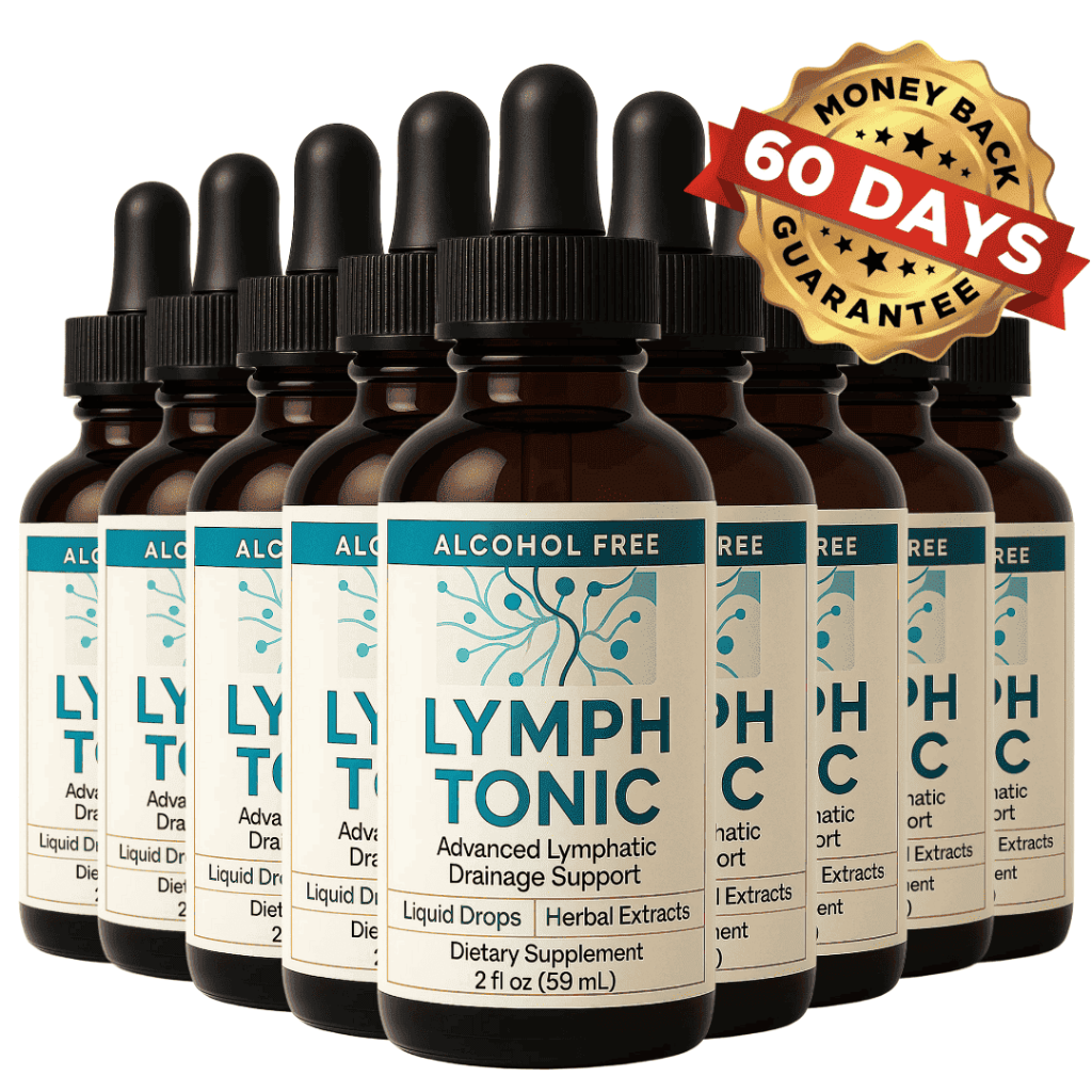 Lymph Tonic 9-bottle package with 60-day money-back guarantee