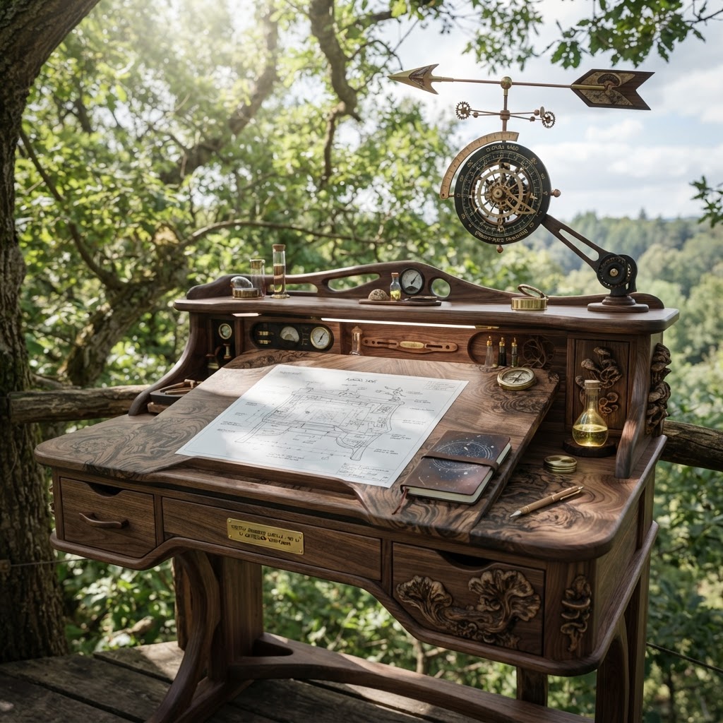 Bespoke Treetop Dendritic Mycelium-Infused Phyto-Symbiotic Sap-Flow Canopy Aurora-Vane Drafting Console