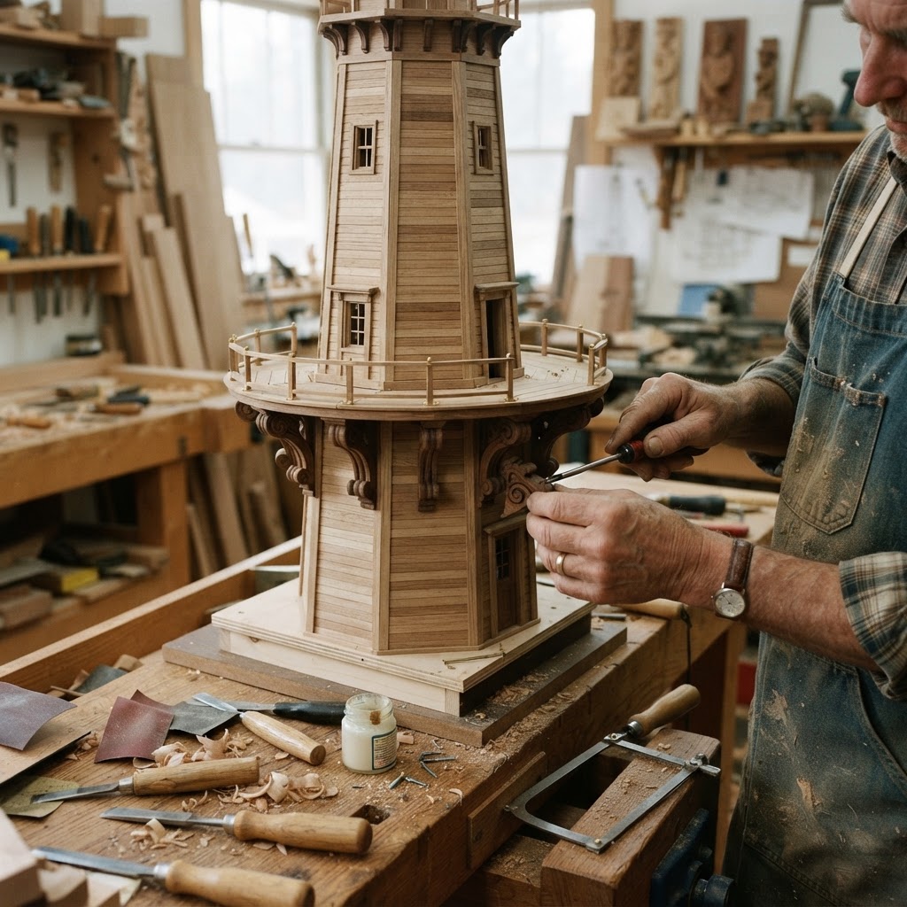 Maritime Lighthouse Beacon Seed Tower — step 3